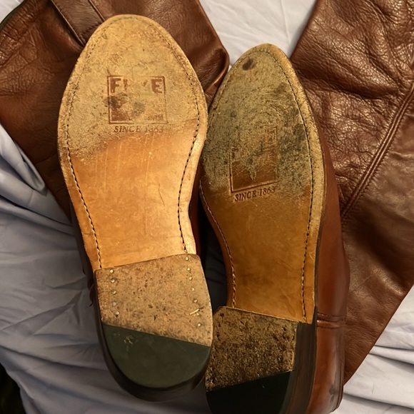 Vintage Frye Boots Slouchy Riding Pull On - MADE IN USA Y2K - Picture 6 of 9